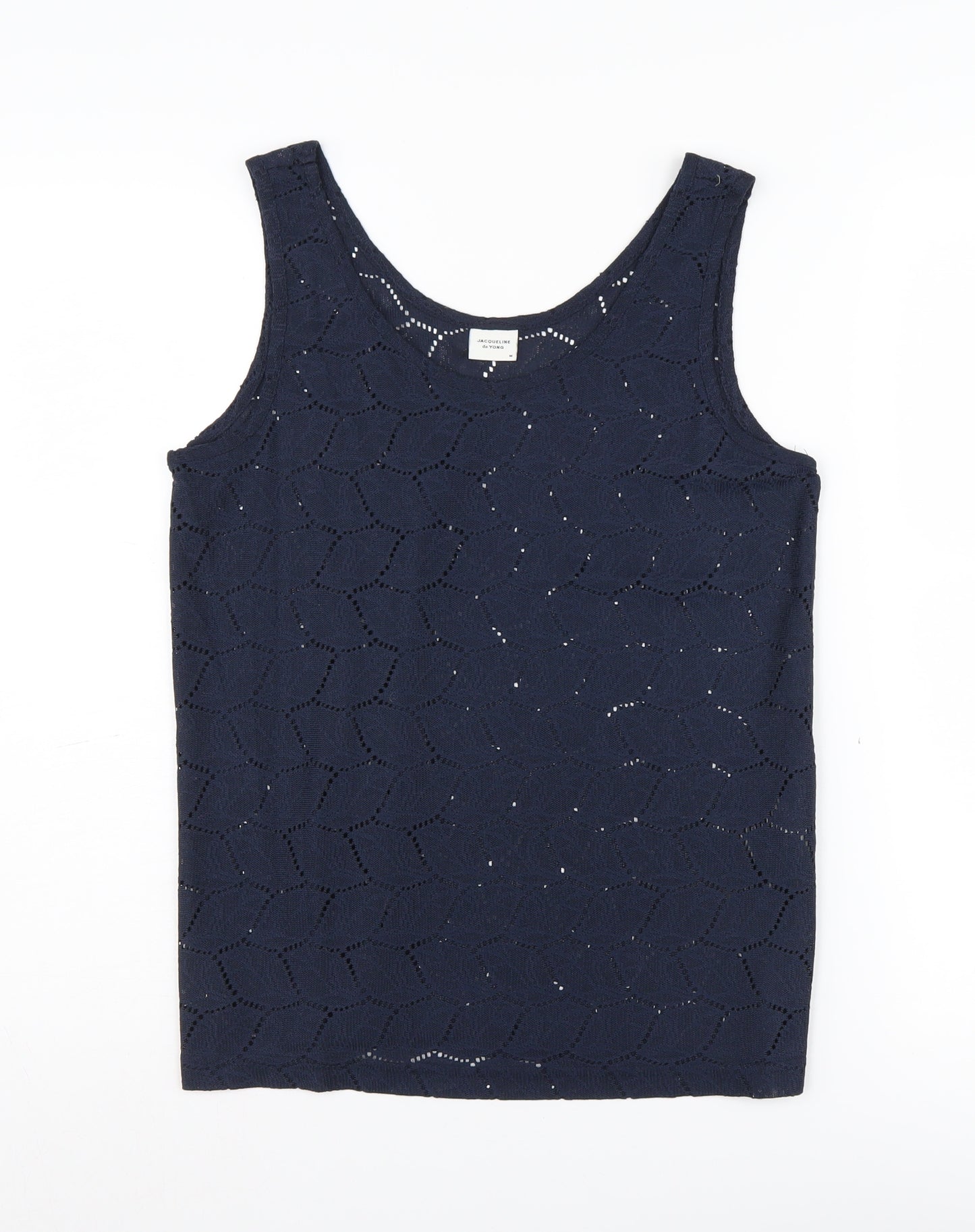 Jacqueline de Yong Women's Blue Tank Top M