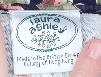 Laura Ashley Women’s Floral Cotton Tank Dress S Multicoloured