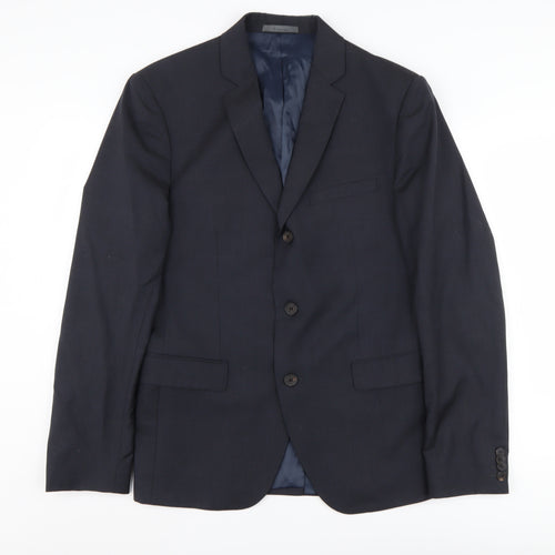 Calvin Klein Men's Black Blazer, Size 52, Business Formal