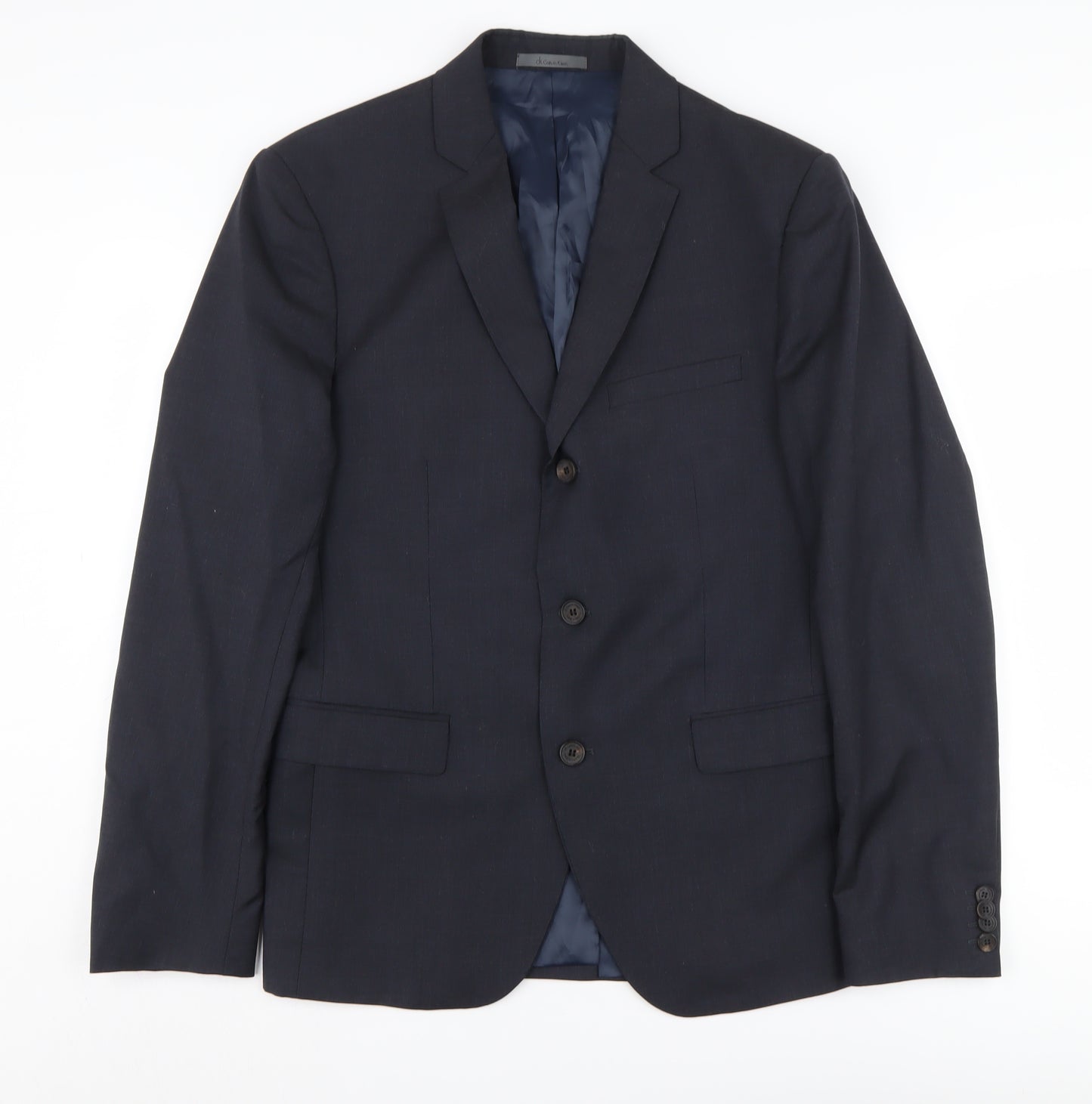 Calvin Klein Men's Black Blazer, Size 52, Business Formal