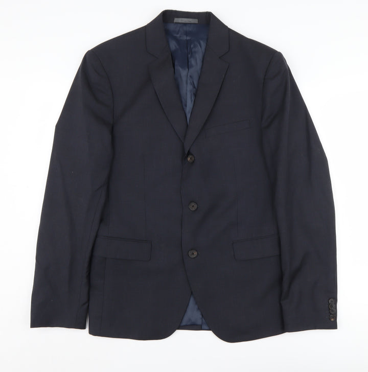 Calvin Klein Men's Black Blazer, Size 52, Business Formal