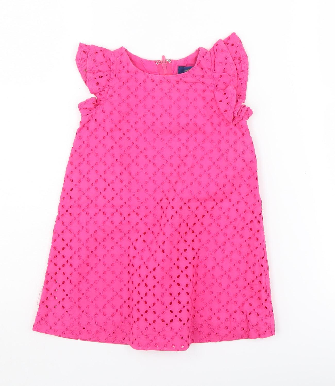 Ralph Lauren Girls Pink A-Line Dress, Size 2-3 Years