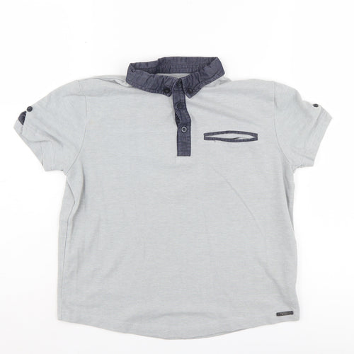 Firetrap Boys Grey Polo Shirt 9-10 Years Regular Fit
