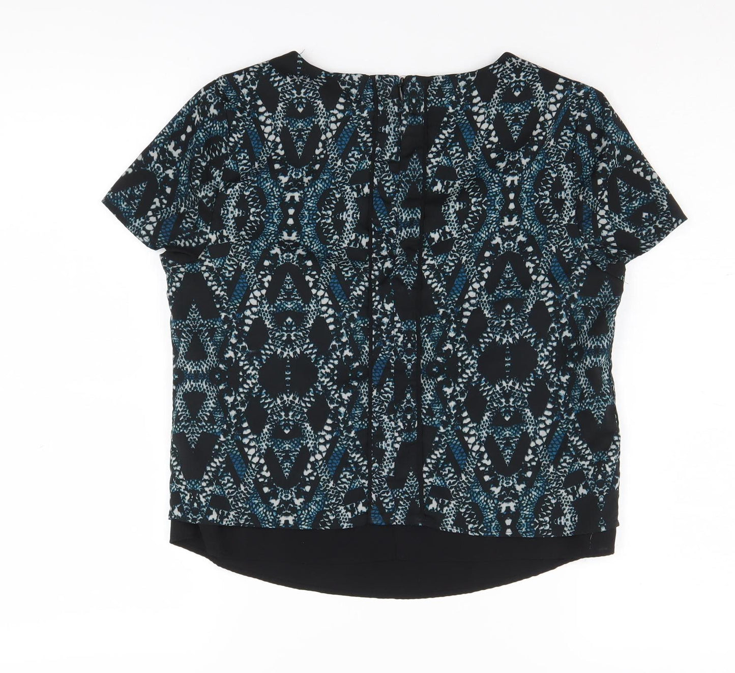 Banana Republic Women's Black Geometric XS Top