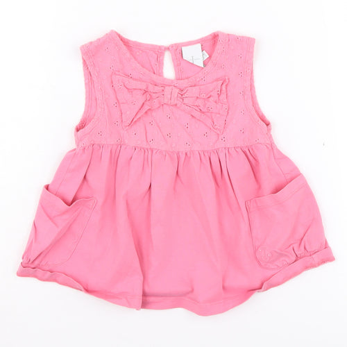 Jasper Conran Pink Girls A-Line Dress, 2-3 Years