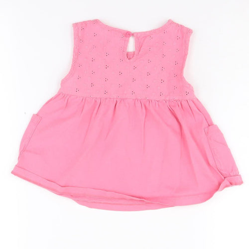 Jasper Conran Pink Girls A-Line Dress, 2-3 Years