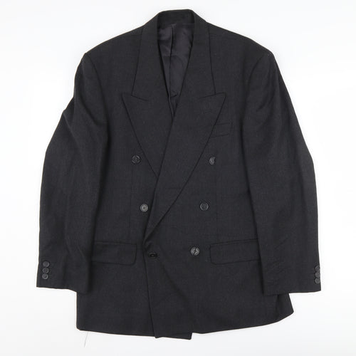 Centaur Originals Men's Black Blazer 38S Double-Breasted