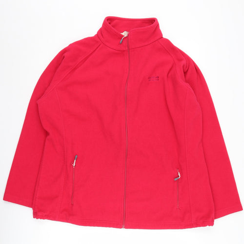 Regatta Women's Red Fleece Jacket Size 20