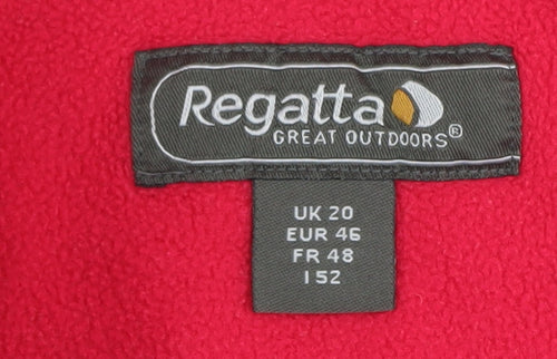 Regatta Women's Red Fleece Jacket Size 20
