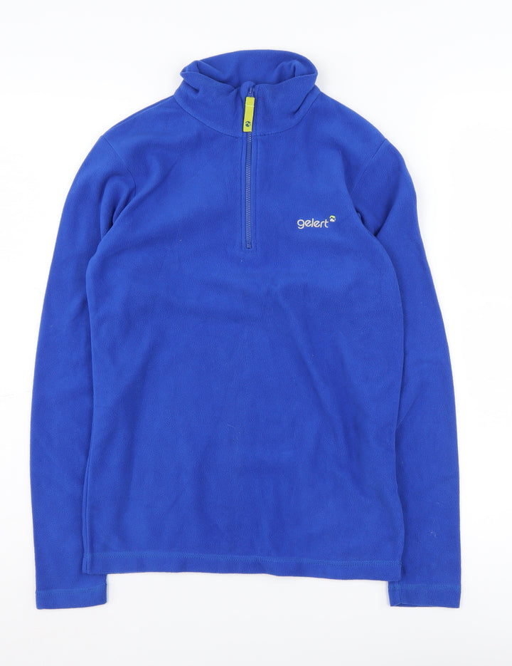 Gelert Unisex Kids Blue 1/4 Zip Fleece Sweatshirt 11-12 Years