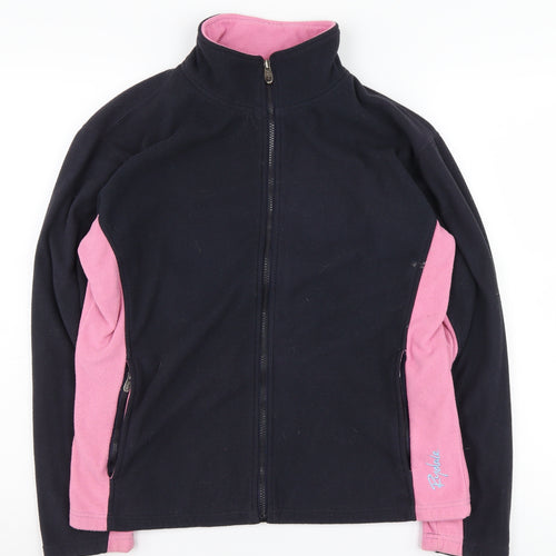 Rydale Women's Black Pink Fleece Jacket Size L