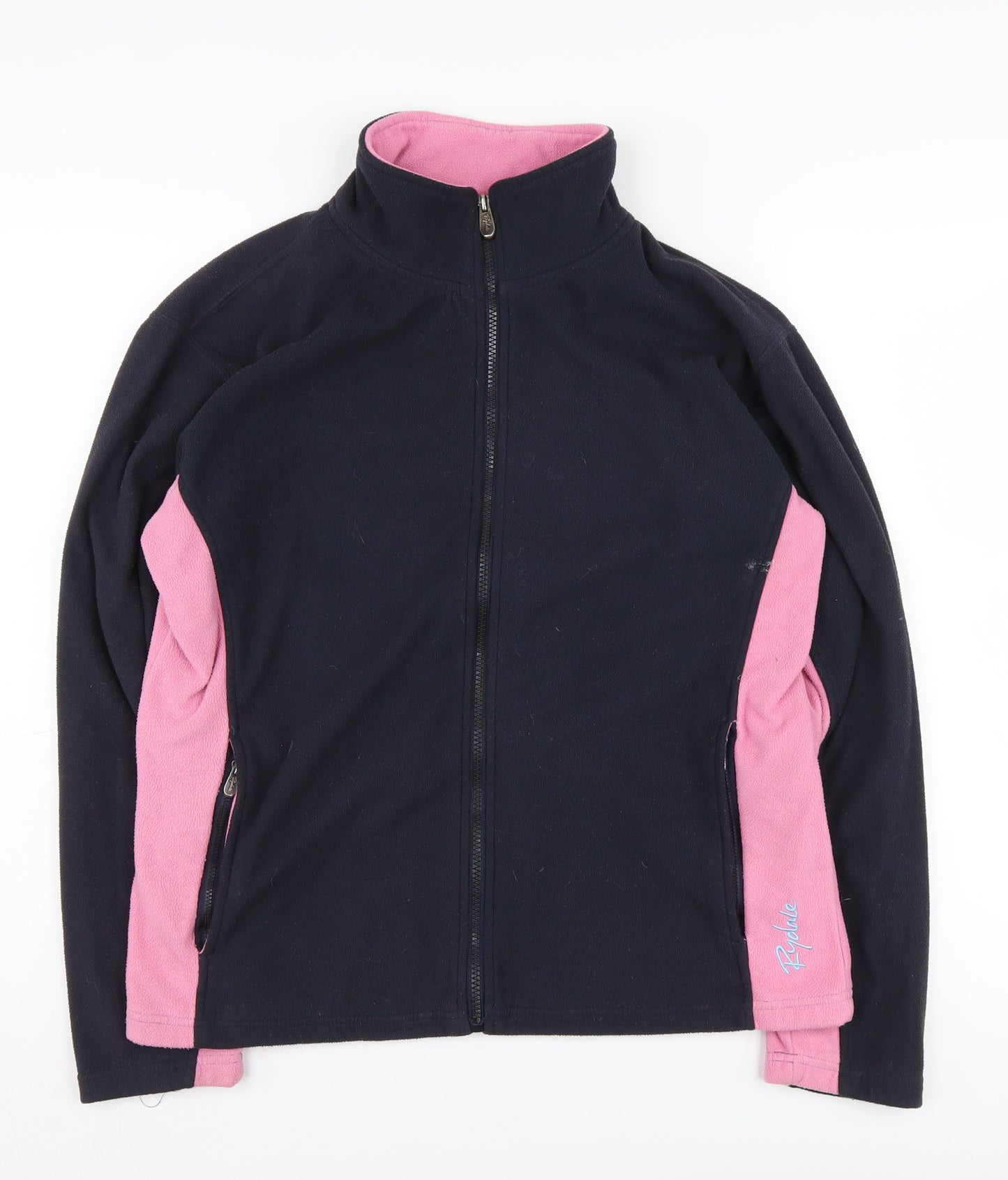 Rydale Women's Black Pink Fleece Jacket Size L