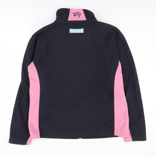Rydale Women's Black Pink Fleece Jacket Size L