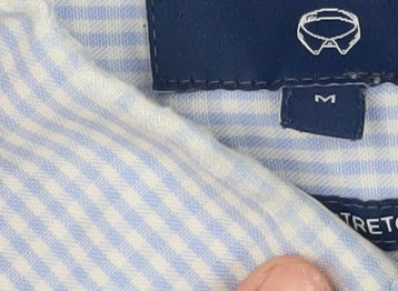 T.M. Lewin Men's Blue Gingham Dress Shirt M