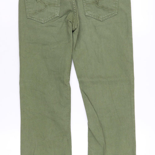 Tommy Hilfiger Women's Green Straight Jeans Size 26
