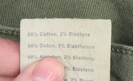 Tommy Hilfiger Women's Green Straight Jeans Size 26