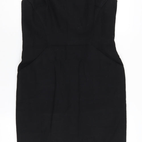 Boden Women's Black Sheath Dress Size 12 - Sleek and Elegant