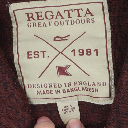 Regatta Men's Brown Knit Pullover Size S
