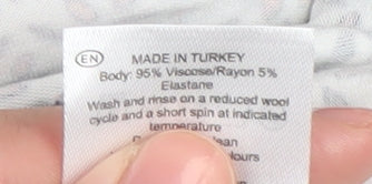 Hobbs Women's White Floral Wrap Blouse M