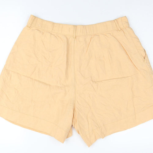 Abercrombie & Fitch Women's Beige Chino Shorts, Size L