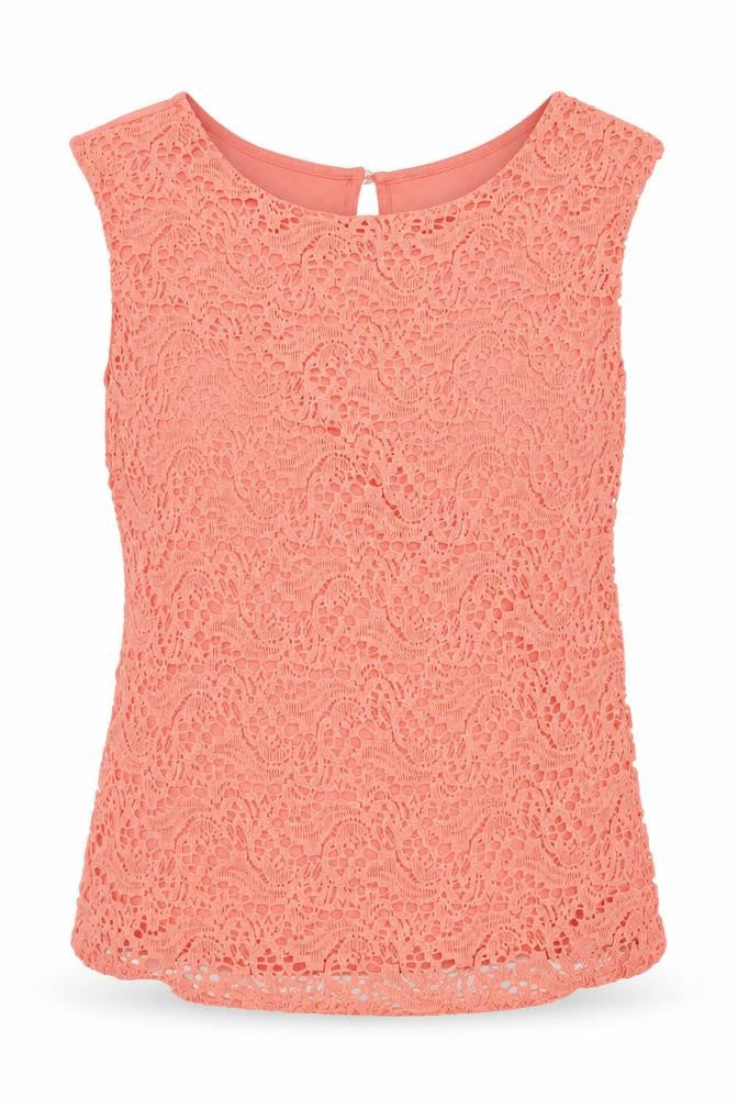 Banana Republic Women's Pink Lace Blouse Size S