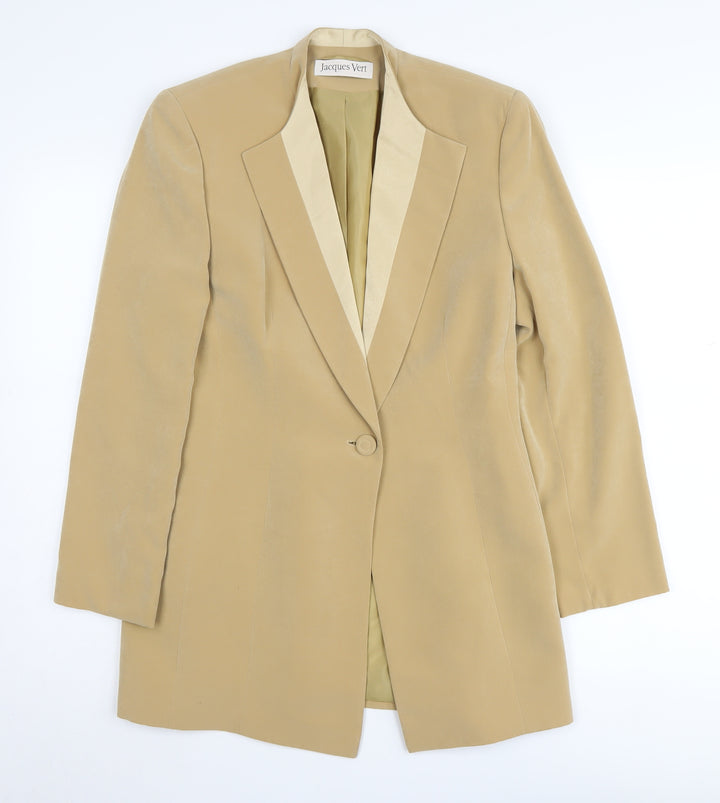Jacques Vert Beige Women's Beige Blazer Size 10