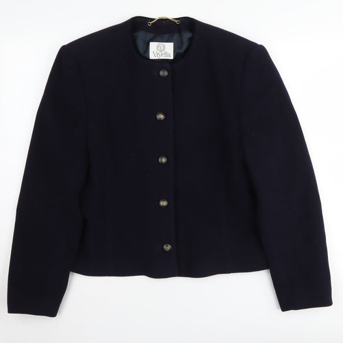 Viyella Women's Black Suit Jacket Size 16
