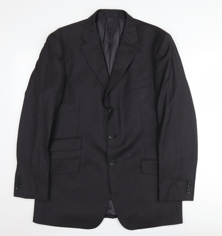 T.M. Lewin Men's Grey Suit Jacket, Size 42R, Formal
