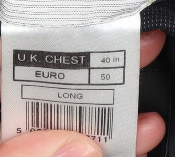 Jeff Banks Men's Black Wool Blazer, 40L