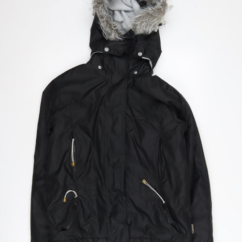 Trespass Women's Black Parka Jacket XS