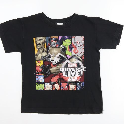 ALSTYLE Boys Black Marvel Universe T-Shirt M