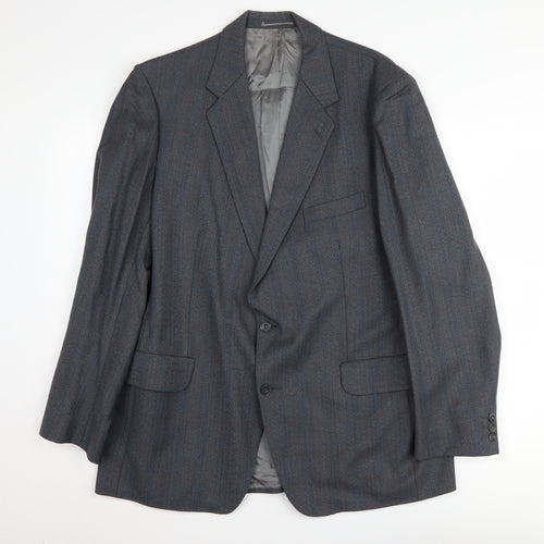 Magee Men's Grey Wool Blazer, Size 44R, Formal Wear