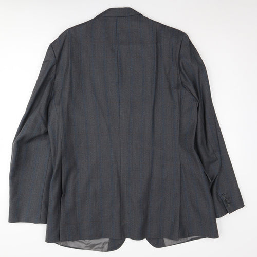 Magee Men's Grey Wool Blazer, Size 44R, Formal Wear
