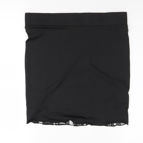 Ann Summers Women's Black Lace Pencil Skirt, Medium