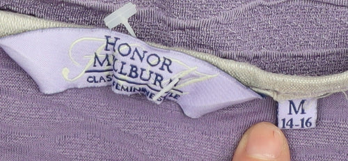 Honor Milburn Women's Purple Short Sleeve T-Shirt M