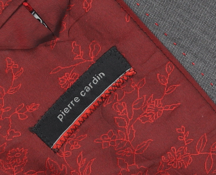 Pierre Cardin Men's Grey Blazer, Regular Fit, Size 42R