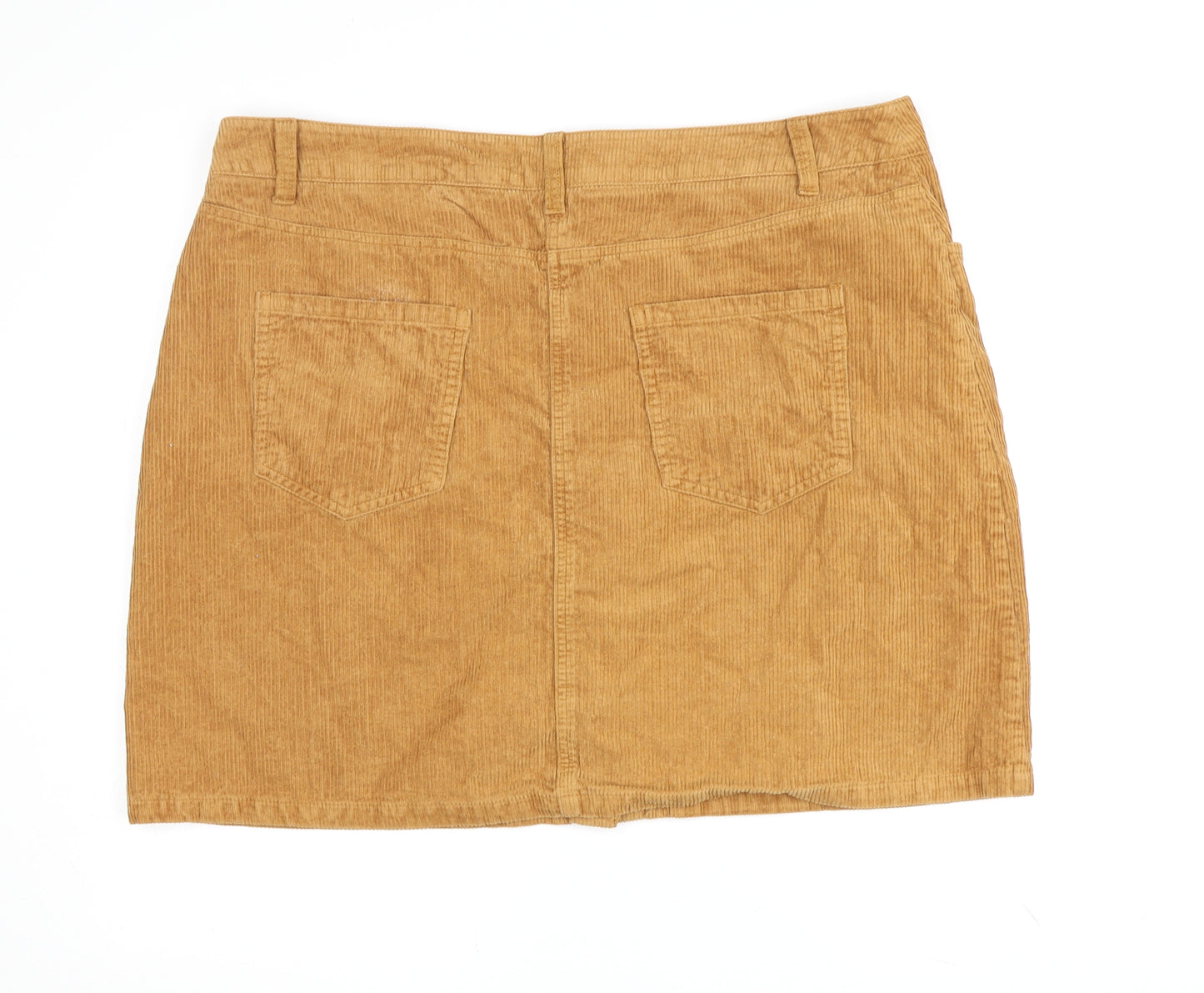 Roman Women's Brown Corduroy Mini Skirt Size 18 Casual