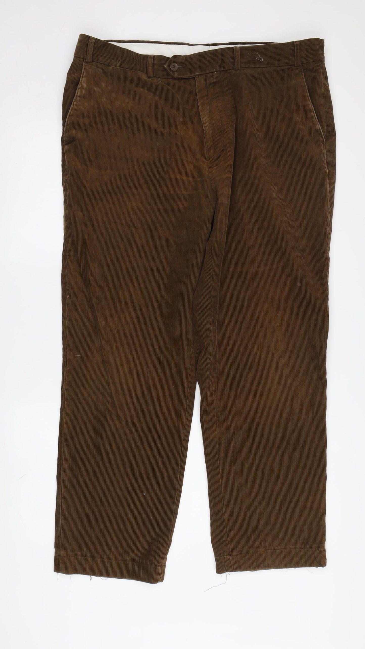 James Pringle Men's Brown Corduroy Trousers 38W 31L