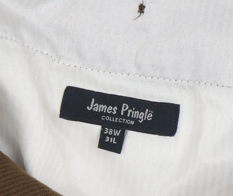 James Pringle Men's Brown Corduroy Trousers 38W 31L