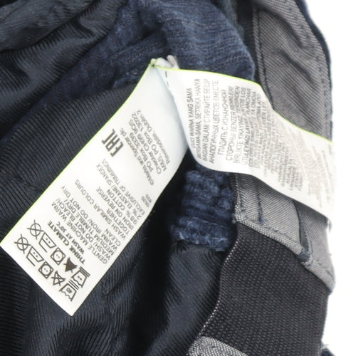 Marks and Spencer Men's Blue Corduroy Chino Trousers XL