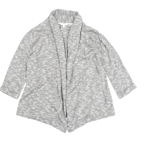 FatFace Women’s Grey 3/4 Sleeve Knit Jacket Size 8