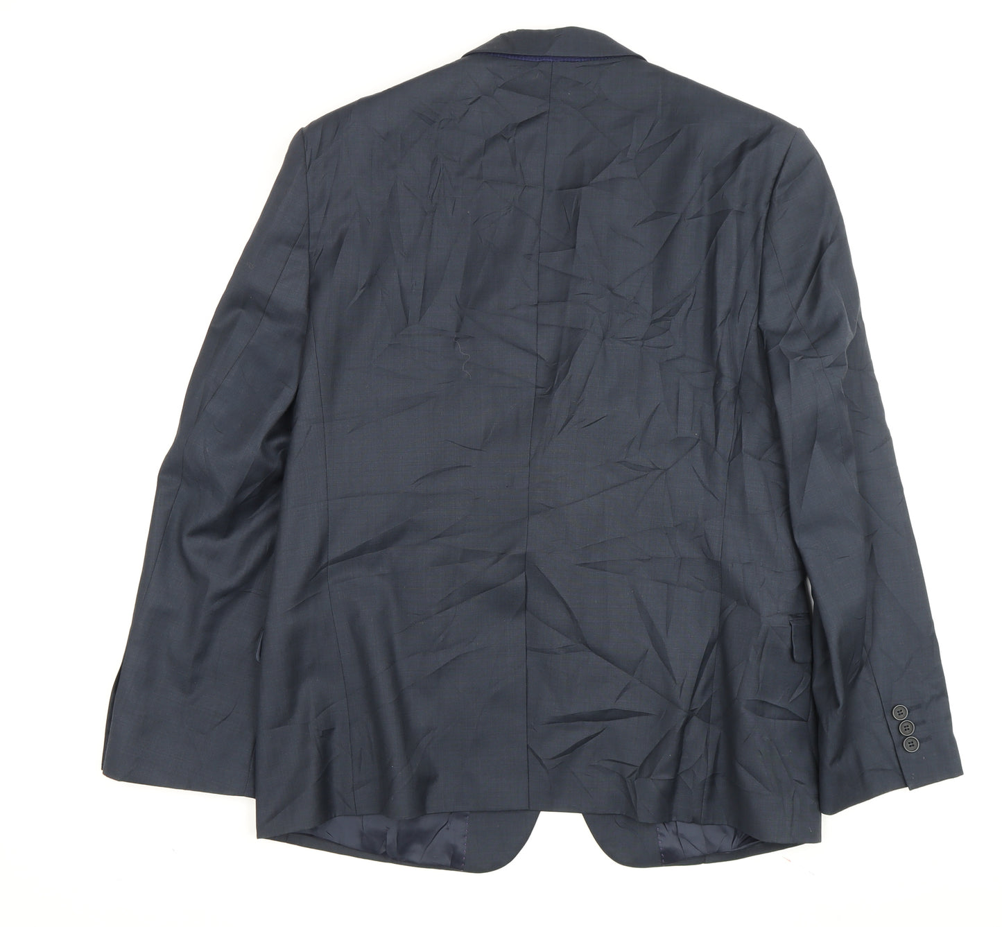 Ted Baker Men's Grey Blazer, Single-Breasted, Size 42S