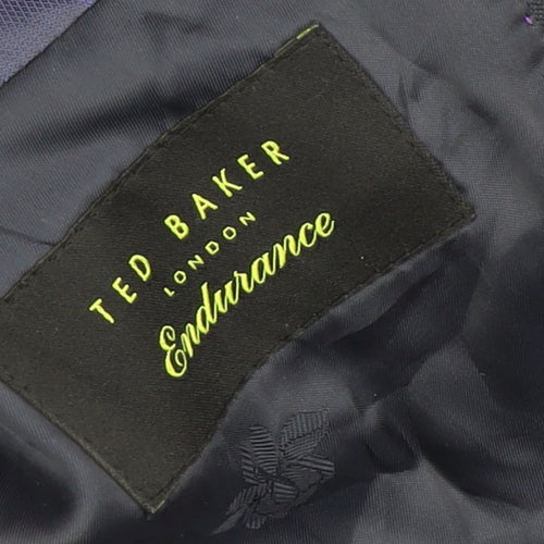 Ted Baker Men's Grey Blazer, Single-Breasted, Size 42S