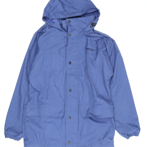 Regatta Men's Blue Waterproof Hooded Jacket, Size S
