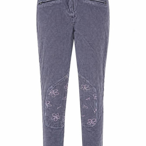 Joules Women's Blue Floral Jogger Trousers - Size 8