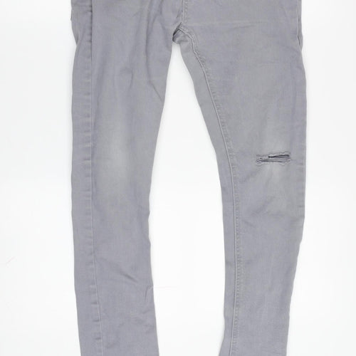 Next Boys Grey Skinny Jeans, Size 12 Years
