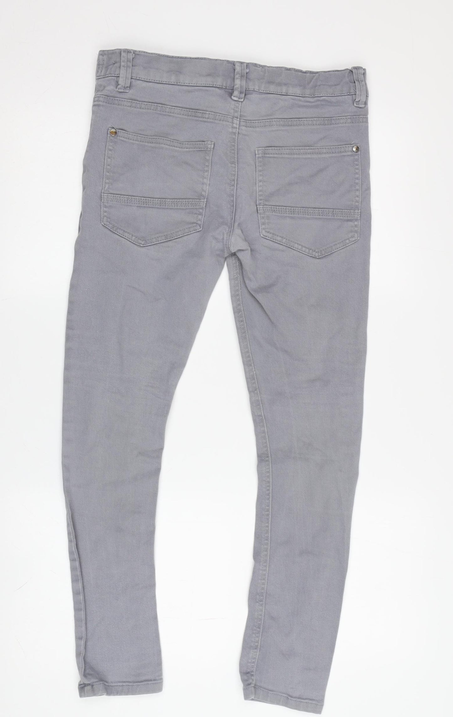 Next Boys Grey Skinny Jeans, Size 12 Years