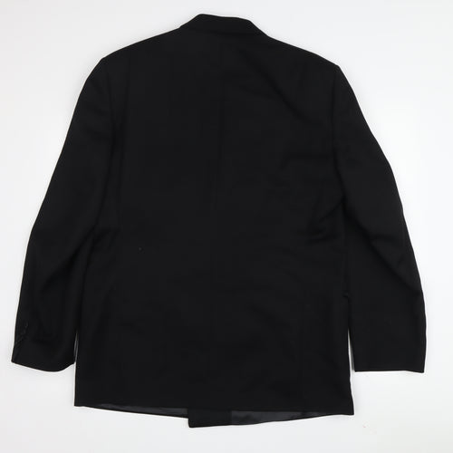 Magee Men's Black Wool Tuxedo Blazer 6-Button Size 42R