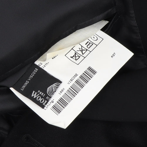 Magee Men's Black Wool Tuxedo Blazer 6-Button Size 42R