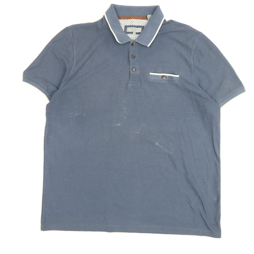 Ted Baker Men's Blue Polo Shirt - Size S